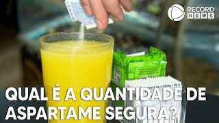 Qual é a quantidade de aspartame considerada segura para a saúde [upl. by Ulda477]