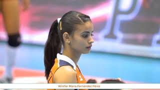 The most beautiful volleyball player  Winifer Fernández [upl. by Margit]