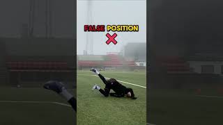 Why Positioning Matters in Goalkeeping 🤔 goalkeeper goalkeepertips [upl. by Akinek]