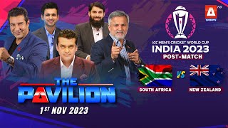 The Pavilion  SOUTH AFRICA vs NEW ZEALAND PostMatch Expert Analysis  1 November 2023  A Sports [upl. by Aredna]