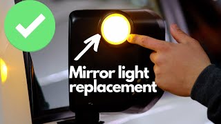 Toyota FJ Cruiser side mirror LED light Upgradeinstall complete guide [upl. by Ahsinrats]