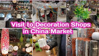 Vitis To Decoration Shops in China Market RawalpindiHumayal Vlogs [upl. by Setsero]