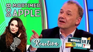 Would I Lie To You❓ Bob Mortimer  Apple  REACTION [upl. by Eymaj795]