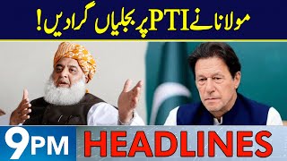 Maulana Fazal ur Rehman Lashes Out at PTI  Headlines 9 PM  17 Nov 2024  Neo News  J191R [upl. by Adeirf]