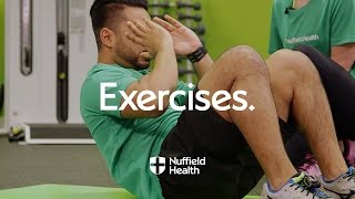 How To Sit up  Nuffield Health [upl. by Aicnom]