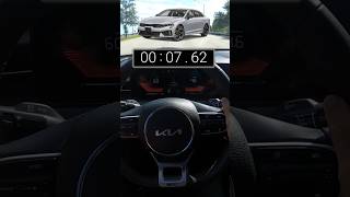 2025 Kia K5 GTLine 060 Test  25L 4cyl NA  8 Spd Auto  FWD  191 hp  181 lbft  shorts [upl. by Peta47]