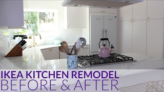 IKEA Kitchen Remodel  Before amp After  Los Angeles CA [upl. by Yortal]