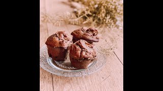 SE FAIRE PLAISIR SANS CULPABILITE 8  MUFFINS AUX POMMES SANS GLUTEN OEUFS PRODUITS LAITIERS [upl. by Aligna]