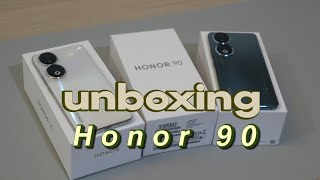 unboxing Honor 90 Diamond Silver amp Emerald Green [upl. by Peterson415]