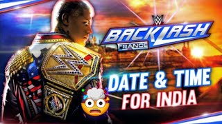 🤯WWE BACKLASH DATETIME WHERE TO WATCH 🤔 [upl. by Nythsa]