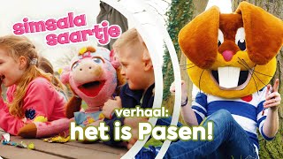 HET IS PASEN 🐰🥚  SIMSALA SAARTJE 🐽  Educatieve kleutertelevisie  Rangtelwoorden [upl. by Adnir469]