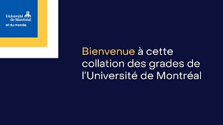 Collation des grades  École doptométrie et Droit [upl. by Agee]