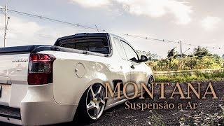 Chevrolet Montana LS  Suspensão a Ar [upl. by Yelram]