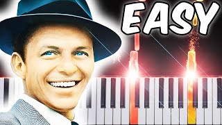 Frank Sinatra Fly Me To The Moon  EASY Piano Tutorial Sheets  MIDI [upl. by Marsland]