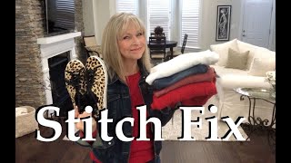 Stitch Fix Unboxing amp Try On  New Stylist  Fashion in my 60s [upl. by Drawoh]