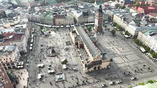 Kraków z lotu dronaCracow Poland by drone Mavic 3 Classic 4K 30 FPS [upl. by Lanie840]