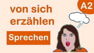 von sich erzählen  A2 Sprechen  Teil 2  Desi Learn German  HindiUrdu [upl. by Salahi]