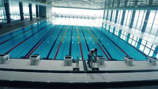 Indoor Pool  Hallenbad Buchholz Sports Centre Uster Switzerland [upl. by Retniw]