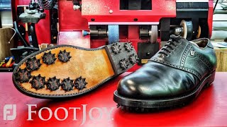 Rebuilding Vintage Golf Shoes FootJoy Classics REBUILT from the Ground Up  SHOE REPAIR [upl. by Stoller]