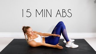 15 MIN TOTAL COREAB WORKOUT At Home No Equipment [upl. by Fadas204]