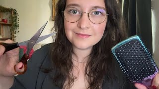 ASMR Deutsch Friseur Roleplay  Jasmin ASMR [upl. by Sonnie]