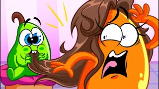 Short Hair VS Long Hair VS Giga Long Hair  Girly Problems Funny Situations By Pear Vlogs [upl. by Nitsid589]