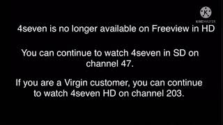 4seven HD Final Closedown on Freeview 22nd June 2020 FAKE [upl. by Eita]