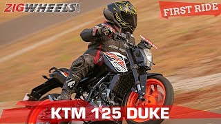 KTM 125 Duke 2019 Review  Performance Features Price amp More  ZigWheels [upl. by Navi463]