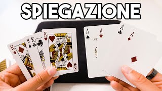 SPIEGAZIONE MAGIA TELETRASPORTO CON LE CARTE facile  Tutorial [upl. by Rosina]