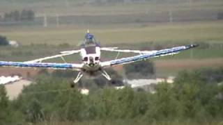 Piper Pawnee 260 taking off and spraying XBRIU [upl. by Hillier]