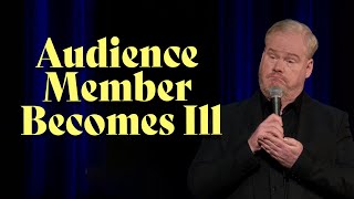 Audience member becomes ill  Jim Gaffigan Dark Pale [upl. by Josi]