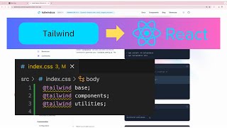 react tailwind css setup  react tailwind css  tailwind react webpack tailwindcss reactapp [upl. by Akamahs]