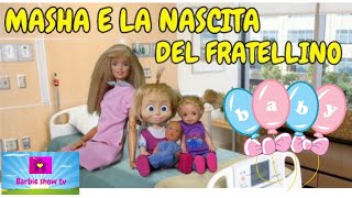 Le avventure di Masha EP71LA NASCITA DEL FRATELLINO [upl. by Aynwad410]