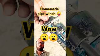 Homemade pipe winch tools welding creativetools pipewrench diy easytools goodtools ideas [upl. by Niles795]