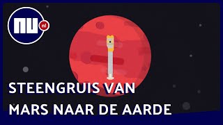 De tien jaar durende tocht van steengruis van Mars naar aarde  NUnl [upl. by Cyna]