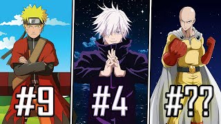 Top 10 Strongest Anime Characters Who Can Beat GOKU [upl. by Austreng209]