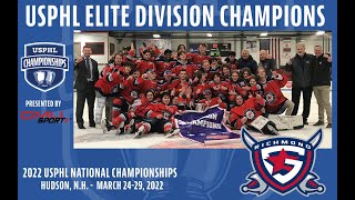 2022 USPHL Elite National Championship Game Presented By GMU Sport  Highlights [upl. by Wareing943]