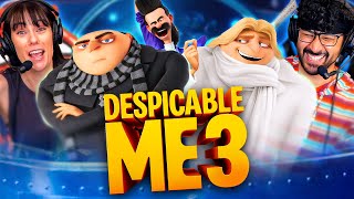 DESPICABLE ME 3 2017 MOVIE REACTION FIRST TIME WATCHING Gru amp Dru  Minons  Full Movie Review [upl. by Lazar]