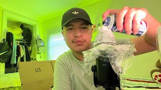 ASMR  Shaving cream on microphone [upl. by Sibella]