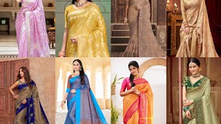 cotton silk saree collection BFDreamsoi2eg [upl. by Kinnard]