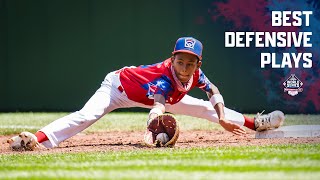 Best Defensive Plays from the 2023 Little League Baseball World Series [upl. by Oliana]