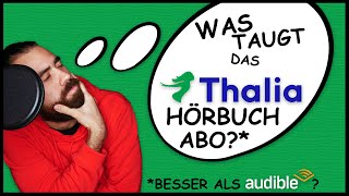 Das Thalia HörbuchAbo im Test 2023  Die Alternative zu AUDIBLE [upl. by Anila]