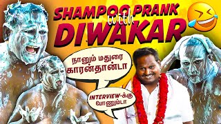 Shampoo Prank On Dr Diwakar 😋🤣  Fun Show  Insta Fame Dr Diwakar  prankvideotamil shampooprank [upl. by Ansilma474]