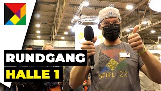 Rundgang Halle 1  SPIEL 2022 [upl. by Eniledam977]