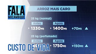 Consumidores preocupados com o aumento significativo do preço do arroz em Maputo PortalFM24 [upl. by Shore]