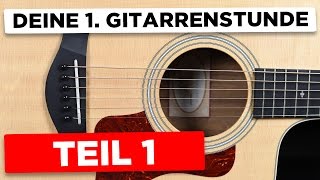 Gitarre lernen 4 Akkorde greifen amp wechseln lernen  1 einfaches Lied amp weitere Tipps [upl. by Elah]