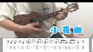 烏克麗麗初級演奏曲 41小夜曲 Easy ukulele practice [upl. by Nnyleuqaj]