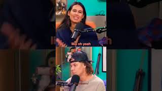 Khalyla Kuhn gives advice in front of Theo Von on the Tigerbelly Podcast [upl. by Nerraj]