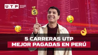 UTP Descubre las 5 carreras mejor pagadas en Perú [upl. by Nobile205]