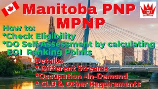 MPNP Manitoba PNP Program Canada Immigration  Canadian Charisma [upl. by Arch]